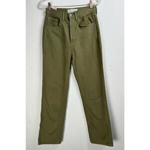 Denim Forum Joni High Rise Jeans Streetwear Minimalist Modern Army Grunge 25W